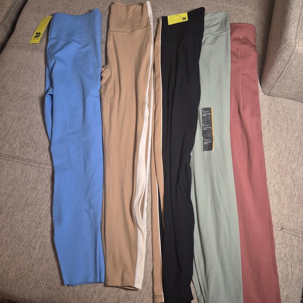 Lot of 5 All in Motion High-Waisted 7/8 Everyday Soft & Super Flex Small NWT